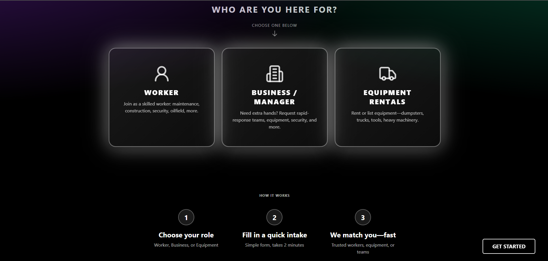 RapidOps Landing Page preview